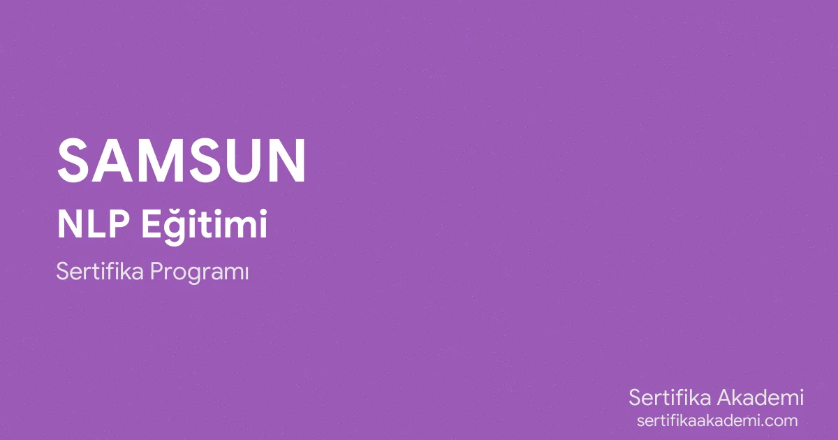 Samsun NLP Eğitimi