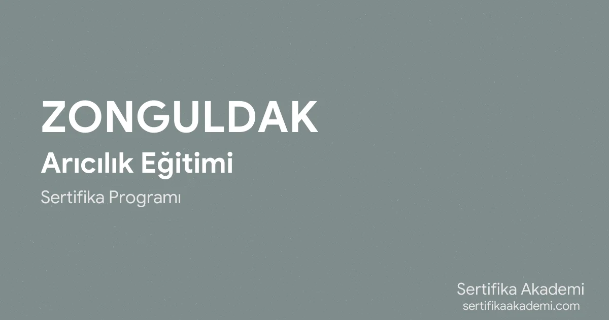 Zonguldak Arıcılık Eğitimi