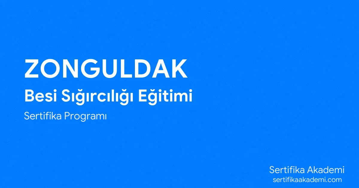 Zonguldak Besi Sığırcılığı Eğitimi